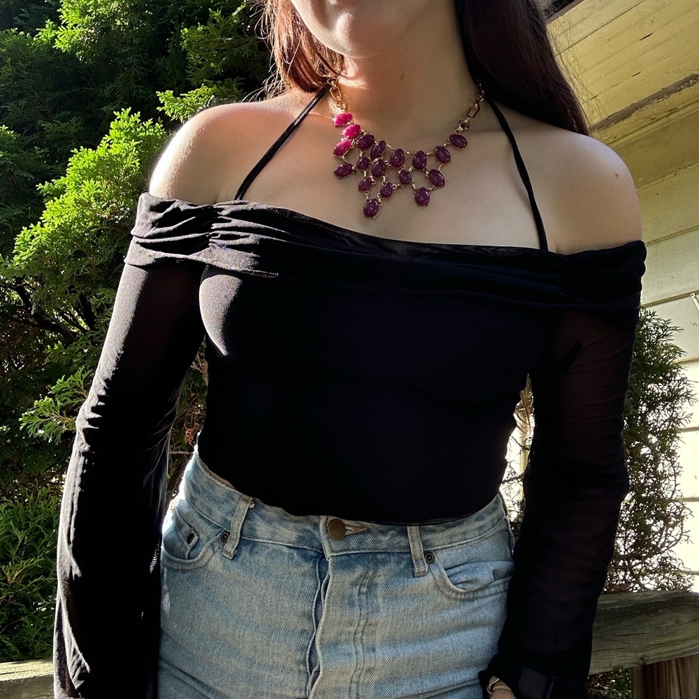 Black Long Sleeve Top!